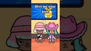 EVIL GIRL STEALS YOUR HAIR 😱 tocaboca tocalifeworld avatarworld [upl. by Ordnas]