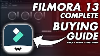 COMPLETE GUIDE TO BUY FILMORA 13  HOW TO BUY FILMORA 13  PRICE PLANS amp DISCOUNT TUTORIAL HINDI [upl. by Haidebez]