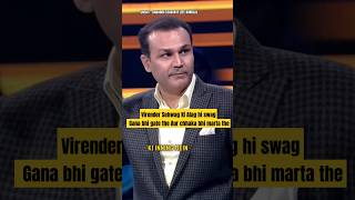 Virender Sehwag Gaana gate hua laga rahe the chaka virendarsehwag souravganguly zeebangla [upl. by Noni]