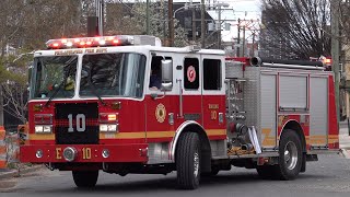 Philadelphia Fire Department Engine 10 Responding [upl. by Yrohcaz269]