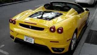 Yellow Ferrari F430 Spider [upl. by Ayikan]