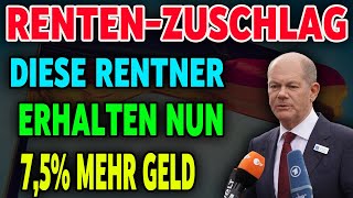 Mehr Geld für Rentner Renten steigen um 75 Prozent [upl. by Barthel361]