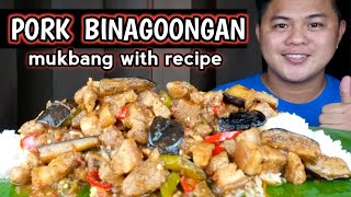 NAGMAMANTIKANG PORK BINAGOONGAN  COOKING amp MUKBANG  MUKBANG PHILIPPINES  FILIPINO MUKBANGER [upl. by Farman]