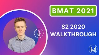 BMAT Section 2 Walkthrough [upl. by Eedolem]