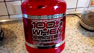 Распаковка протеина Scitec Nutrition 100 whey protein professional [upl. by Lad]