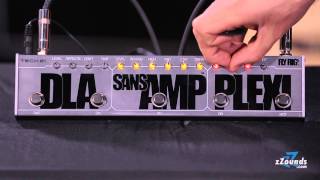 zZoundscom Tech 21 Fly Rig 5 SansAmp MultiEffect Pedal [upl. by Noivert]