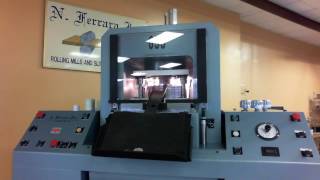 N Ferrara CoiningMinting Press with Single Stack Auto Feed [upl. by Ahsini193]