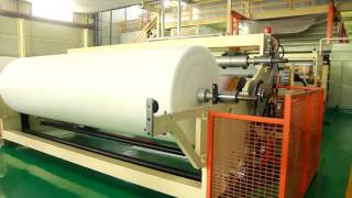 Chinese PP Spunbond SSSSSS Nonwoven machine manufacture  Reifenhauser Reicofil 3 amp 4 technologies [upl. by Annayak]