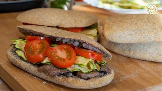 Pane al Grano Saraceno ISTANTANEO Senza Lievitazione FACILE VELOCE e SANO  VivoGlutenFree [upl. by Lytle]