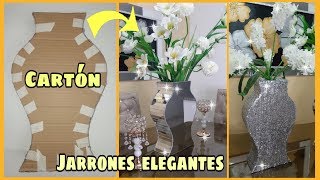 DE LUJOJARRONES ELEGANTES A BASE DE CARTÓNCON ESPEJOS [upl. by Yhprum619]