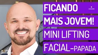 FICANDO MAIS JOVEM  MINI LIFTING FACIAL  PAPADA [upl. by Elleniad]