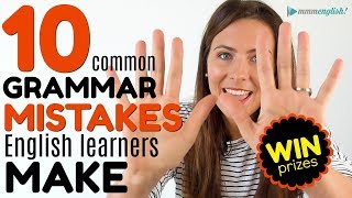 10 MOST COMMON Grammar Mistakes English Learners Make 😭😭😭 [upl. by Isle]