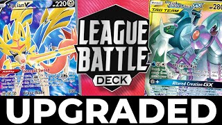 How to Upgrade ADP Zacian League Battle Deck to Win on PTCGO [upl. by Nemzaj191]