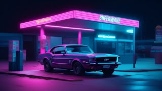 Gas Station 80s  Synthwave  Retrowave  Cyberpunk SUPERWAVE [upl. by Feld329]