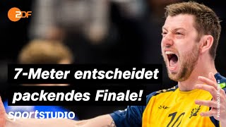 Schweden – Spanien Highlights  Finale HandballEM 2022  sportstudio [upl. by Nosak698]