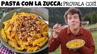 PASTA CON LA ZUCCA PROVALA COSÌ PERCHÈ È FAVOLOSA  ricetta facilissima e veloce  Davide Zambelli [upl. by Aryhs]