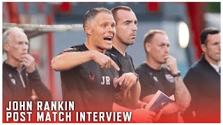 📺 REACTION  John Rankin following our 22 draw with Airdrie [upl. by Moureaux]