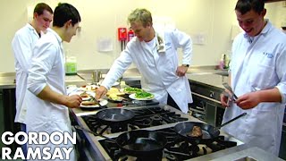 Chef Ramsay Teaches Amateur Butchers How to Cook A Perfect Steak  Gordon Ramsay [upl. by Rangel477]