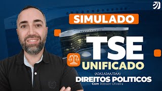 CONCURSO TSE UNIFICADO  SIMULADO DE DIREITOS POLITICOS AJAA TJAA e AJAJ [upl. by Neils920]