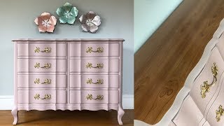 French Provincial Dresser Makeover with Chalk Paint [upl. by Oniotna]