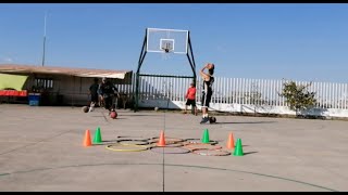 JUEGOS DE MINIBASKET PARA NIÑOS  EJERCICIO MINIBASKET  CLINICA DE BASQUETBOL [upl. by Ayres]