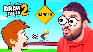 🤣 MOST Funny GAME🤣  DRAW RIDER 2  Hitesh KS [upl. by Dhumma250]