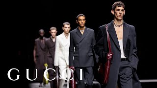 Gucci Mens Fall Winter 2024 Fashion Show [upl. by Ssalguod622]