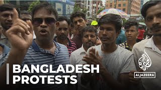 Bangladesh protests Calls for caretaker govt until 2024 election [upl. by Elie]