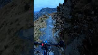 First time at Antur Stiniog Black Powder Trail  mtb anturstiniog mountainbike downhill [upl. by Ainesey]