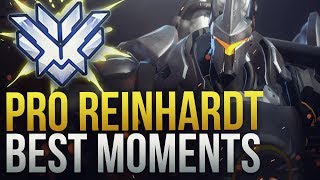 BEST PRO REINHARDT MOMENTS  Overwatch Montage [upl. by Constant]