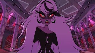 all carmilla carmine scenes season one  hazbin hotel scene pack [upl. by Nnylyram]