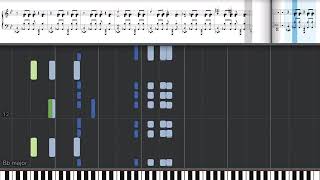 Willkommen Karaoke Orchestral Version Synthesia [upl. by Standley]