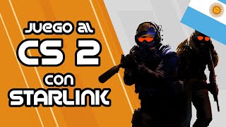 🛰️ Juego ONLINE con STARLINK en ARGENTINA ❓Pruebo el ping en COUNTER STRIKE 2 [upl. by Edveh915]