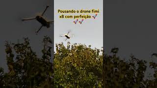 Pousando o drone fimi x8 com perfeição 🚀🚀🚀 [upl. by Hubey]