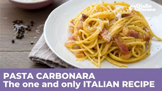 HOW TO MAKE the REAL ITALIAN CARBONARA  Original recipe [upl. by Helban]