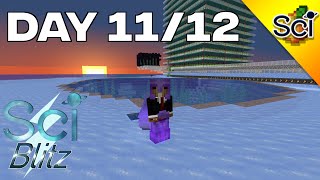 SciCraft Blitz Day 1112 Guardian Farm  Glow Squid Farm  Villager Gift Farm [upl. by Zenobia]