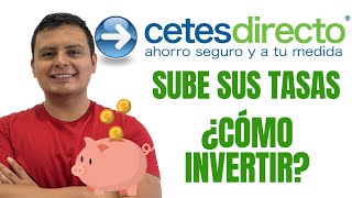 CETES Directo Sube Sus Tasas de Rendimiento  Tutorial Para Invertir en CETES este 2024 [upl. by Eylhsa]