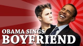 Barack Obama Singing Boyfriend by Justin Bieber [upl. by Aserehs]