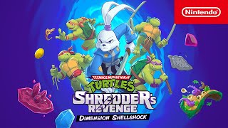 TMNT Shredder’s Revenge  Dimension Shellshock  DLC Trailer – Nintendo Switch [upl. by Ehsrop]