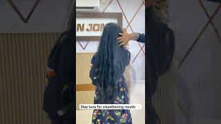 Stay tune for smoothening result shorts salon hairkalyani bandel serampore trending yt [upl. by Areht]