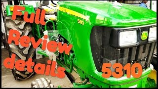 John Deere 5310 review full details 5310 new model [upl. by Nesyrb]