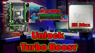 КАК РАЗОГНАТЬ Unlock Turbo Boost Е5 2689 и другие Е5 26ХХ  Комплект Atermiter X79 [upl. by Jobie]