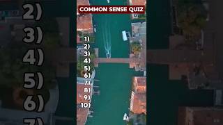 Its your common sense test quiz trivia brainteaser [upl. by Dann885]