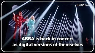 ABBA returns to stage as virtual avatars for London gigs [upl. by Iot]