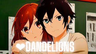 Dandelions  Horimiya AMV [upl. by Annayr]