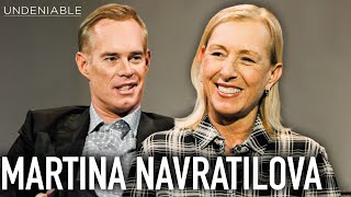 Martina Navratilova on the secret to becoming a Tennis Legend  Undeniable with Joe Buck [upl. by Ttik618]