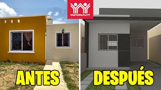 Mejorando Casas Infonavit  ¿Cómo mejorar su diseño y aumentar su valor [upl. by Michella207]