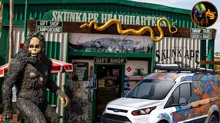 America Roadside Attractions Skunk Ape Research Center Van life Ochopee Florida Everglades [upl. by Annayd11]