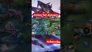 kimmy full damagemobilelegends mlbbcreatorcamp shortvideo mobilelegendsbangbang [upl. by Dualc]