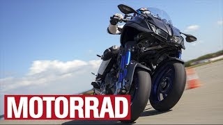 Yamaha Niken 3 Räder und 45 Grad Schräglage im TopTest [upl. by Ahselak]